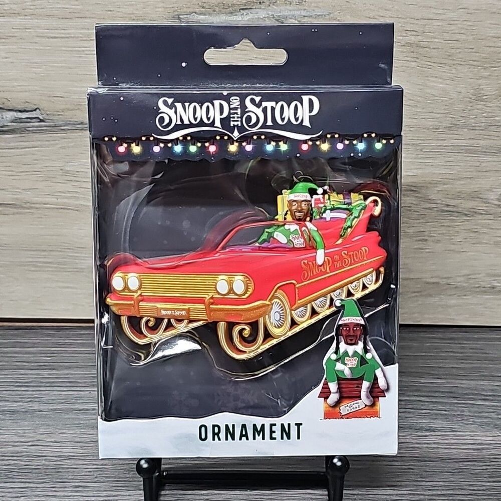 Snoop Dogg "Snoop on The Stoop" Car Sled Christmas Ornament